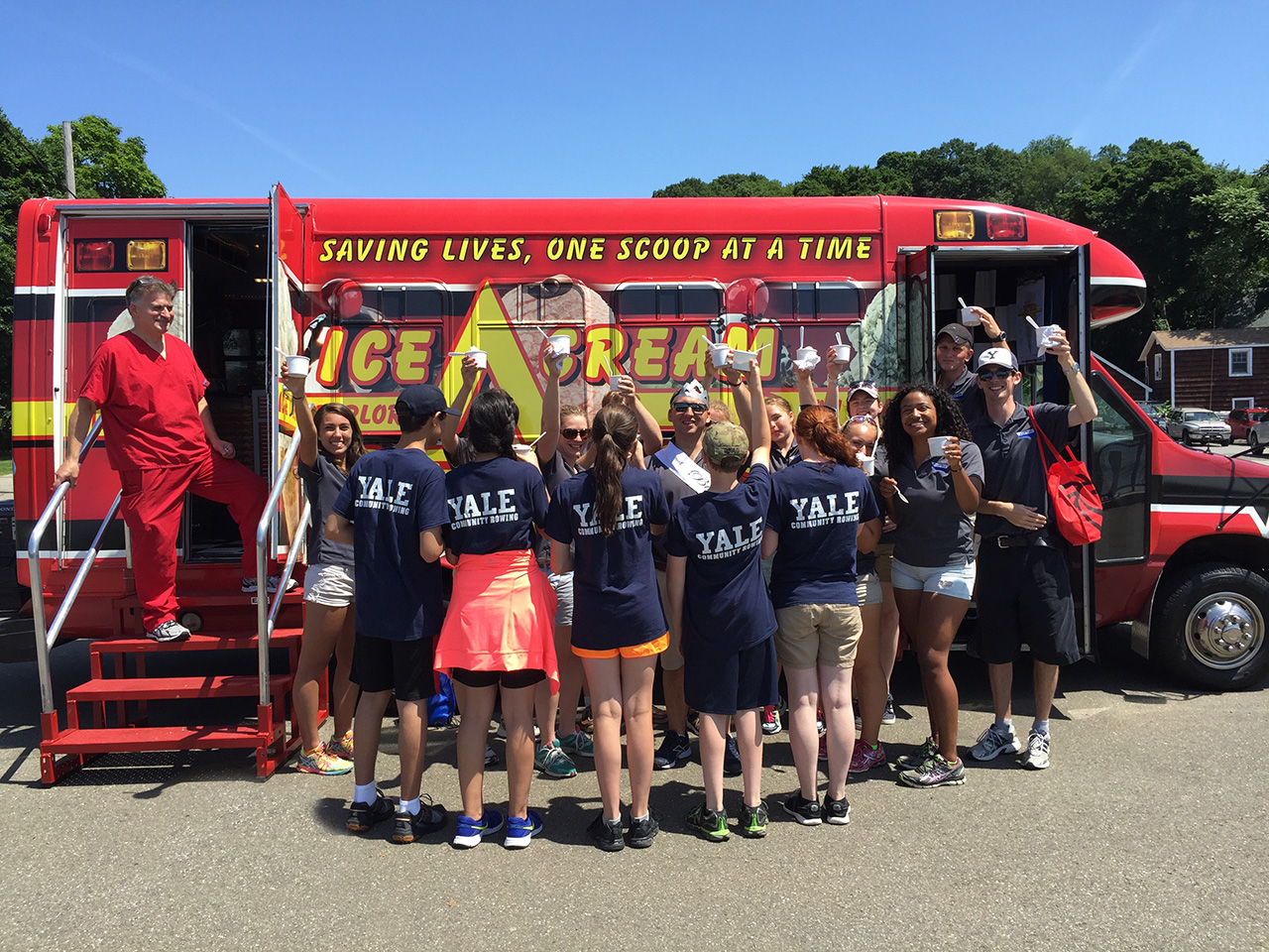 Ice Cream Bus at Yale