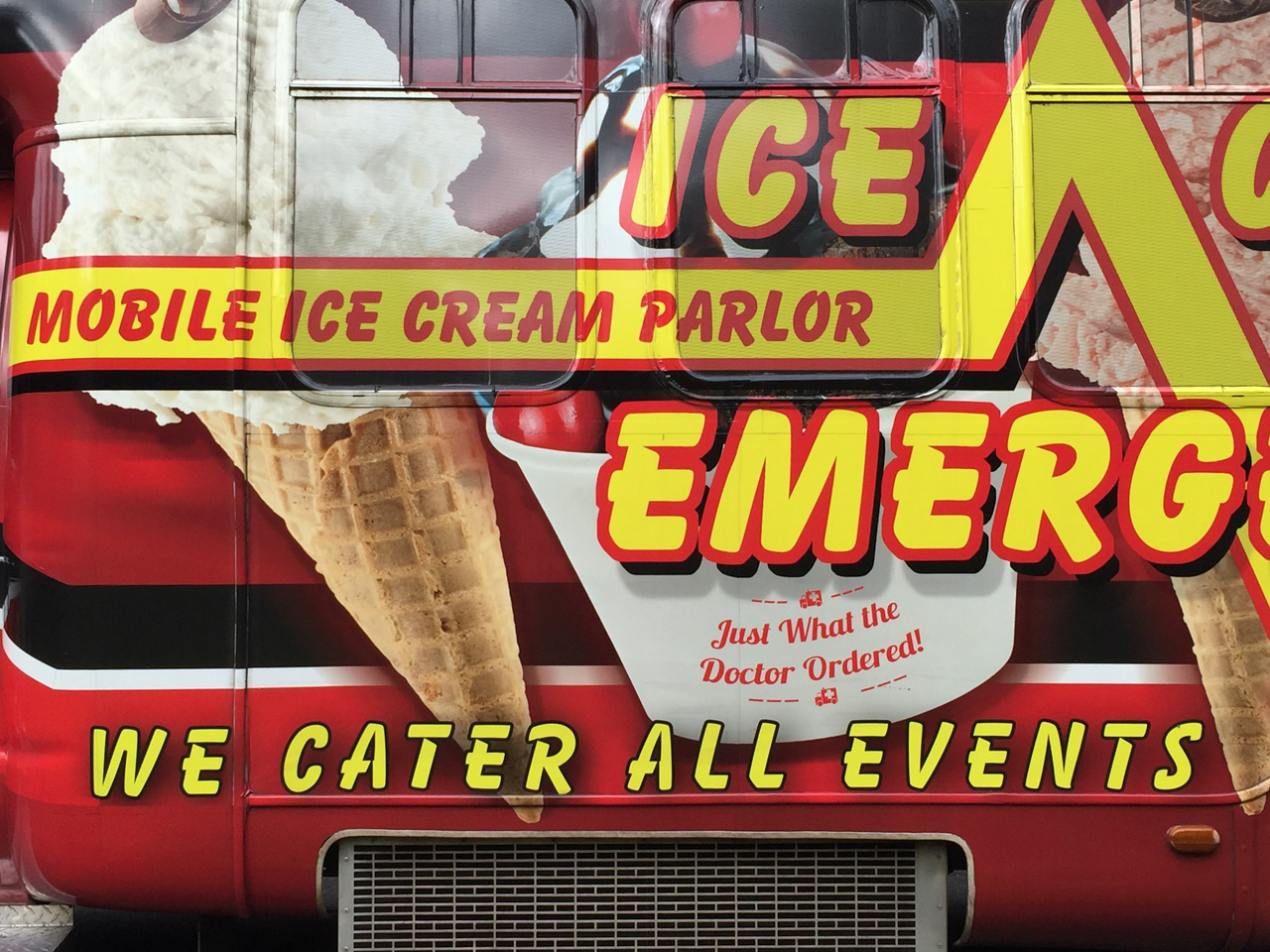 Ice Cream Emergency Decals