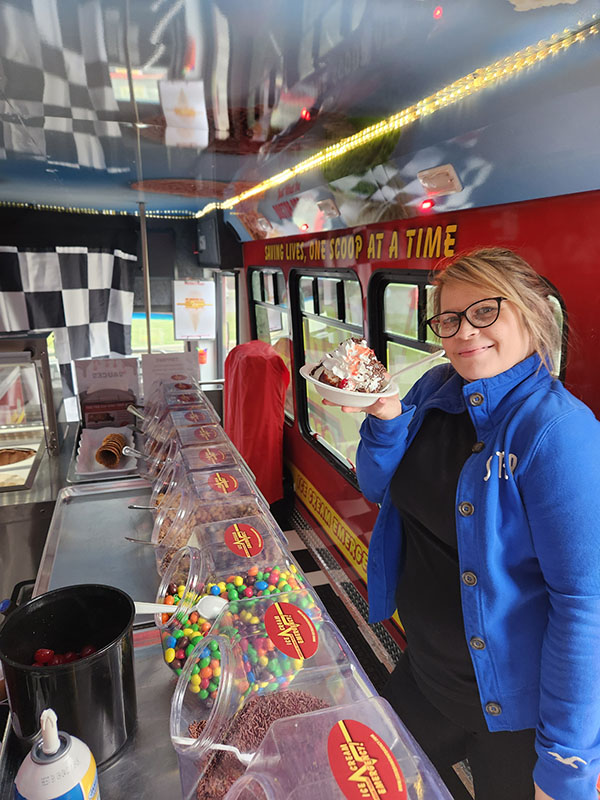 Ice Cream Western Mass Happy Customer