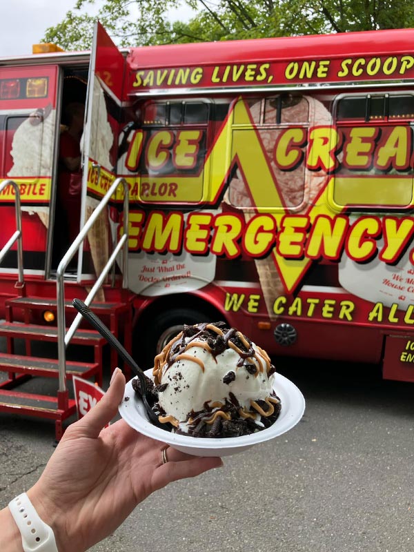 Sundae Masterpiece from the ICE Bus