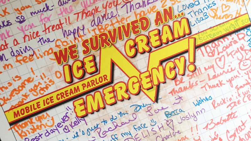 Ice Cream Emergency Doctors Chart Keepsake Ice Cream Emergency Doctors Chart Keepsake