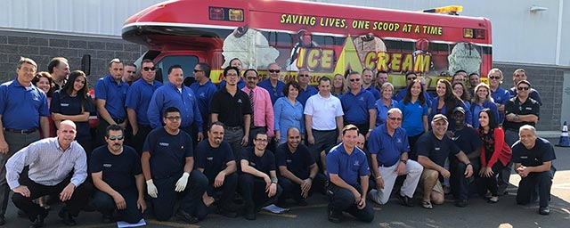 Celebrating Corporate Event with Ice Cream Emergency Truck Celebrating Corporate Event with Ice Cream Emergency Truck