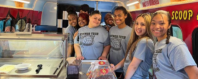 School Event Eating Ice Cream School Event Eating Ice Cream