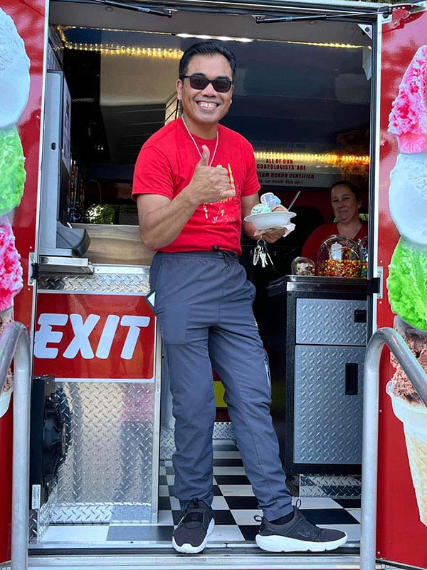 Guy Giving a Thumbs Up at an Event In the Jersey Shore Area Guy Giving a Thumbs Up at an Event In the Jersey Shore Area