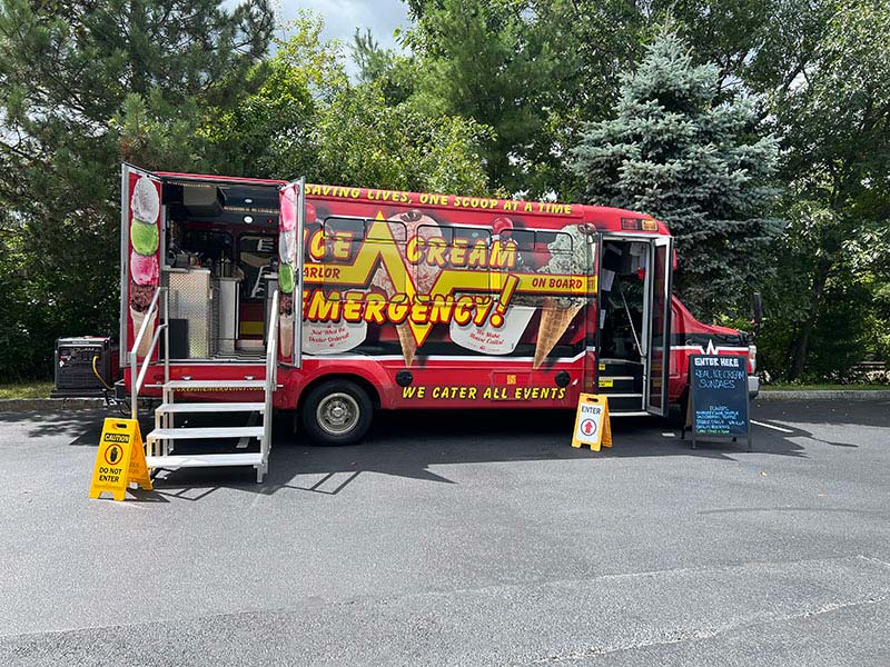 Ice Cream Emergency Southern NH & Boston North MA Bus Setup