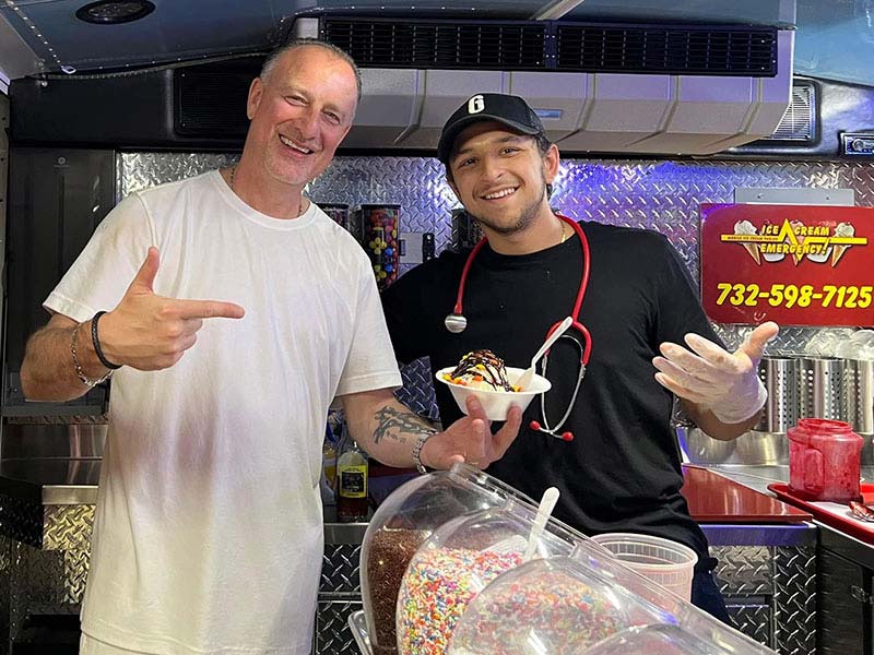 Getting Served Ice Cream on the Bus Getting Served Ice Cream on the Bus